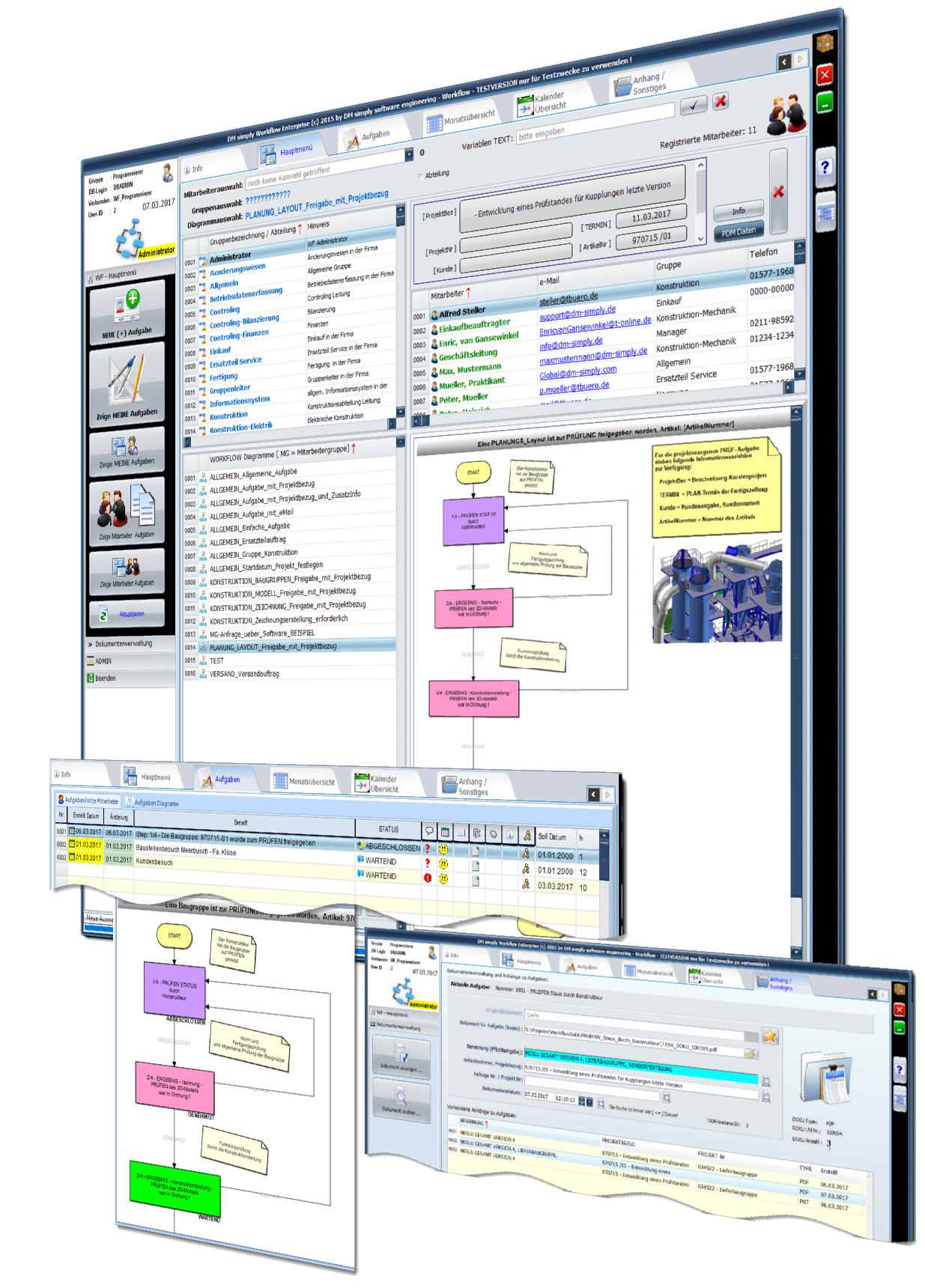 DM simply Workflow Management
